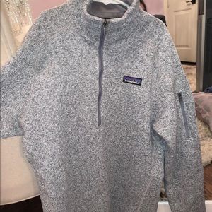 Grey Patagonia Quarter Zip